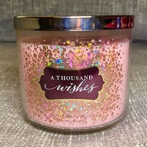 A Thousand Wishes Bath and Body Works / White Barn 3 Wick Candle